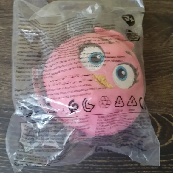 5/$10 Angry Birds Burger King Toy Pink 2021 - Picture 1 of 6